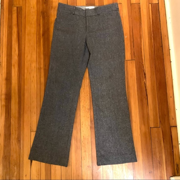 Banana Republic Pants - Banana Republic wool tweed Martin Fit pants in size 8 grey